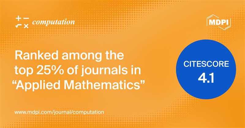 ComputationMDPI's tweet image. 🎉 We’re proud to announce that Computation has achieved a new CiteScore of 4.1!

📈 This places us in:
 🔹 Q1 in Applied Mathematics

🔗 Explore the journal: mdpi.com/journal/comput…

@ComSciMath_Mdpi #CiteScore #Q1Journal #AppliedMathematics