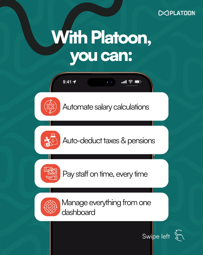 platoonco's tweet photo. Join the waitlist via link in bio now!
#payrollmanagementsolution #PlatoonCo #easysalarypayment #payrollmanagementinnigeria #salarypaymenttool #Platoonbeta #smartpayroll https://t.co/MrLCw3sxC3