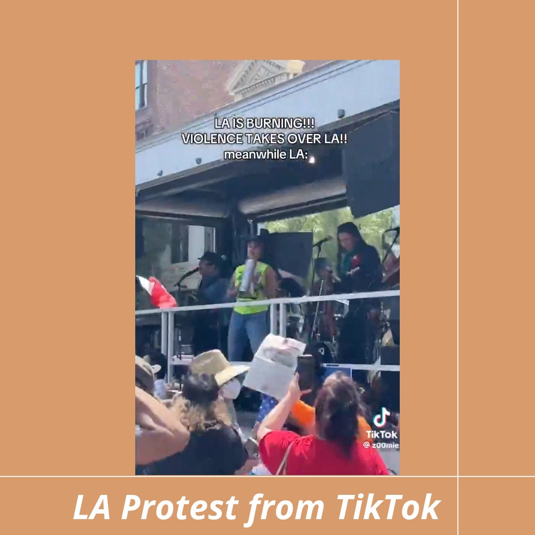 DrSturg's tweet image. Media tend to use conflict frames when covering protests. This can cause you to think an event is more dramatic or impactful than it actually is. #LAProtest