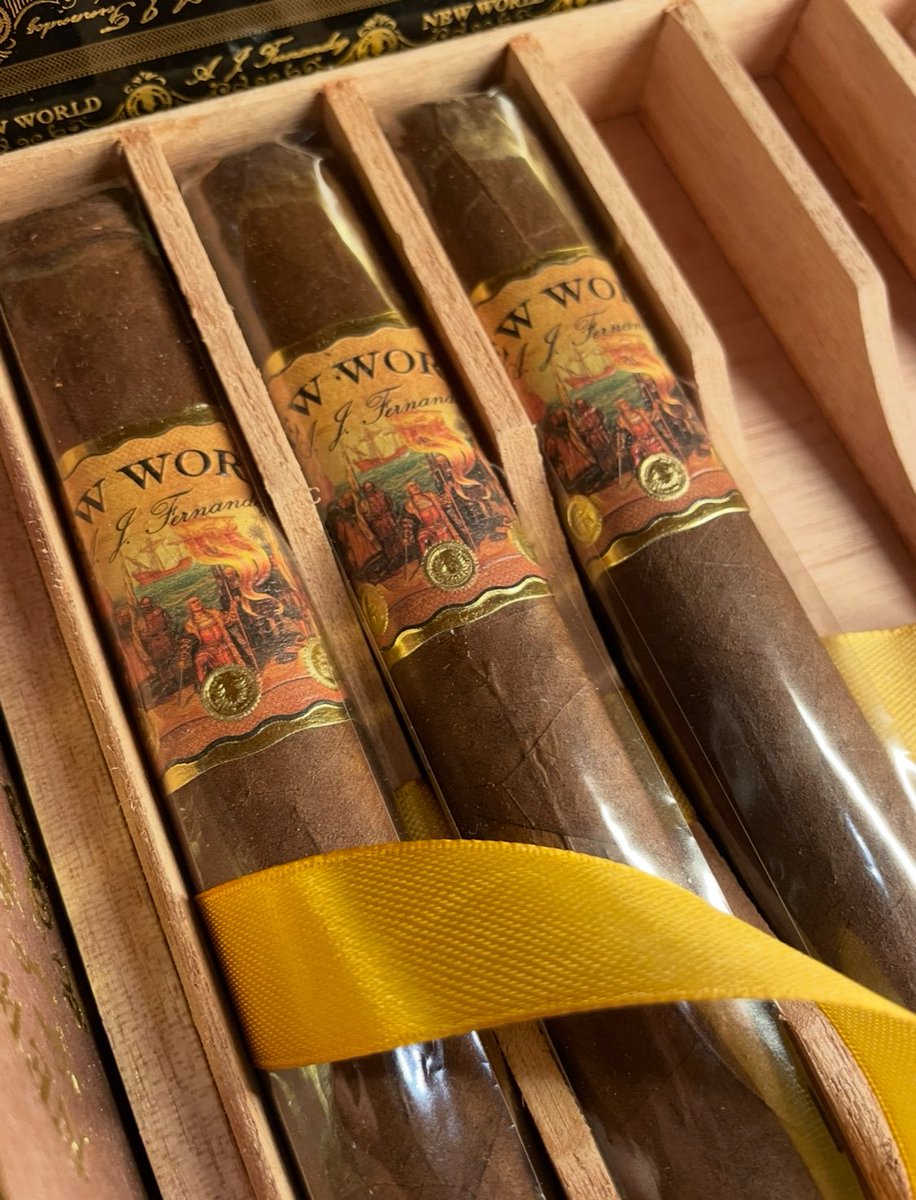 Our box of <a href="/AJFcigars/">AJF Cigar Co. ★ Portfolio ★</a>  New World Dorado is getting low 😢

#cigar #cigars