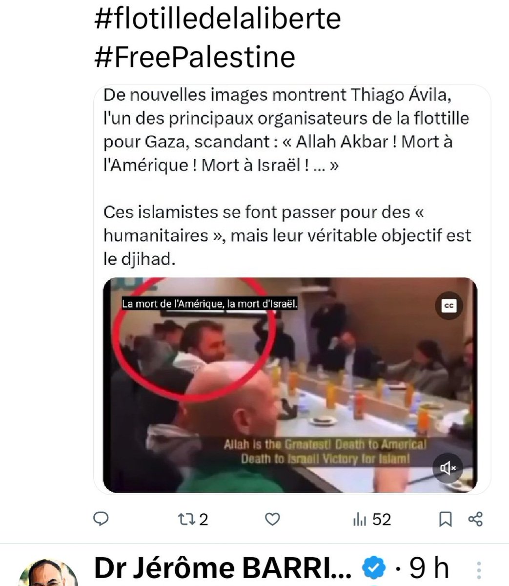 <a href="/cazes69/">cazes69</a> <a href="/c4th4rt1c_b1tch/">Cathartic B!tch</a> <a href="/RimaHas/">Rima Hassan</a> Et le pote de RimaRien Thiago Vila un pro-islamiste, ayant assisté aux obsèques de H.Nassrallah terroriste du Hezbollah. 
La crédibilité de RimaRien en prend un coup !