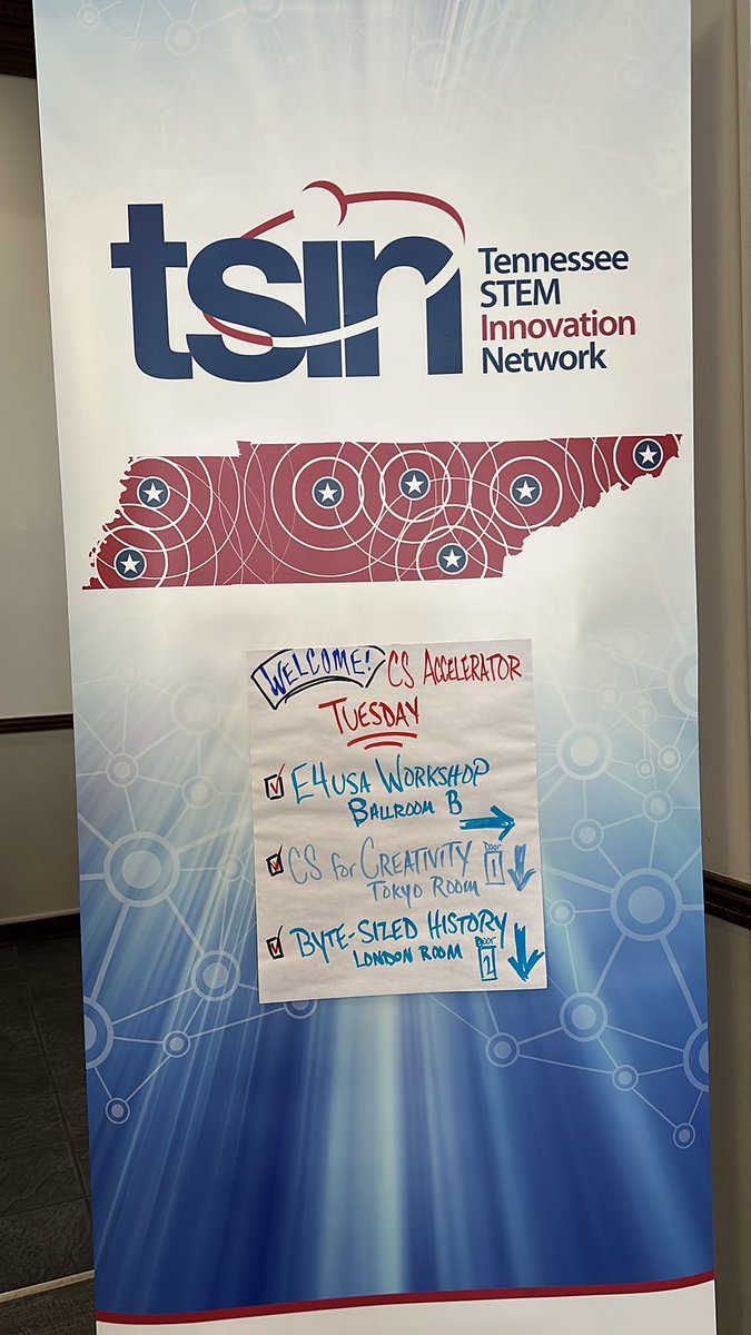 Day 2 of CS ACCELERATOR Week is off and running!  TN teachers working at learning on their summer break! <a href="/TNedu/">TN Dept of Education</a> <a href="/theTSIN/">Tennessee STEM Innovation Network</a> <a href="/e4usa/">e4usa</a>