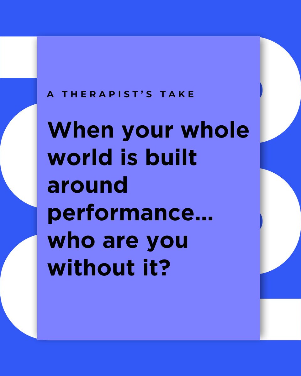 When your identity is built entirely around performance, a bad game can feel like a personal failure. An injury can feel like a loss of self.
When the sport becomes the whole story,
everything else fades. 

Sport is something you do.
It’s not all of who you are.

#TherapistsTake