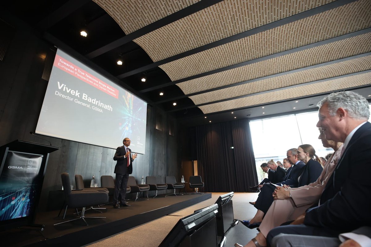 GSMA Europe (@gsmaeurope) on Twitter photo DG <a href="/VivekBadrinath/">Vivek Badrinath</a>: While other regions are innovating, growing, and giving their economies & citizens all the benefits of high-speed #connectivity… #Europe is lagging behind. European operators have less ability to invest because they don’t have scale. DG <a href="/VivekBadrinath/">Vivek Badrinath</a>: While other regions are innovating, growing, and giving their economies & citizens all the benefits of high-speed #connectivity… #Europe is lagging behind. European operators have less ability to invest because they don’t have scale.