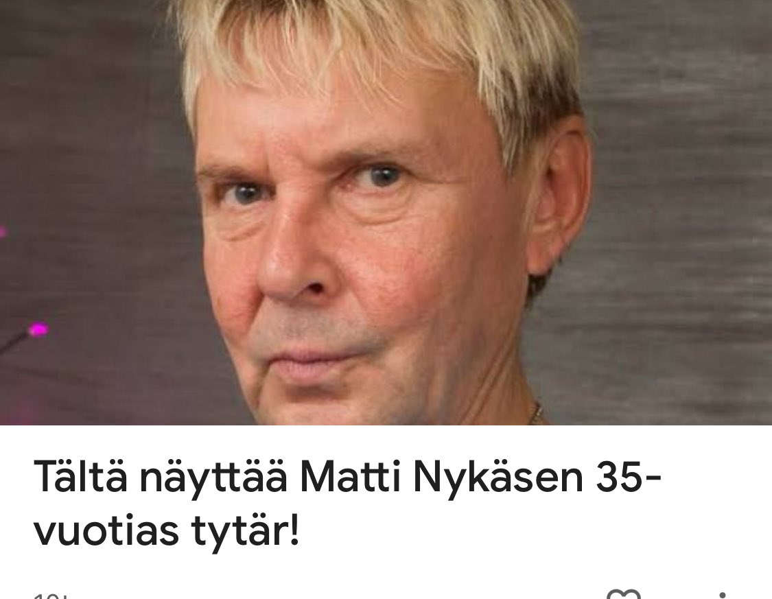 Täytyy sanoa että on isäänsä tullut