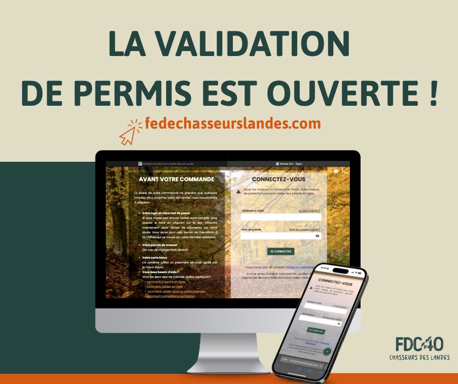 Fédération des Chasseurs des Landes tweet media