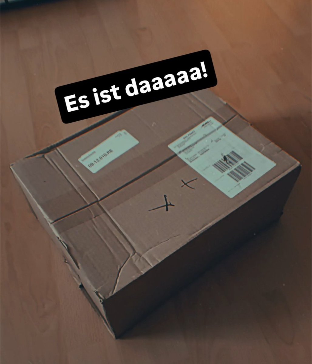 Oooooh die Post war da! Finally.