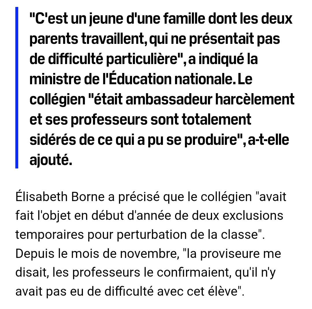 popisdead's tweet photo. #surveillante Pas de difficulté particulière ? 2 exclusions dans l'année ? Ambassadeur harcèlement ? Rien ne va. https://t.co/5nzjSUTitz
