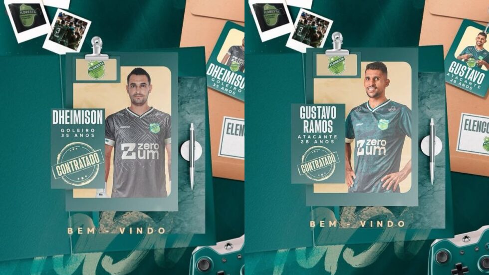 Floresta contrata goleiro Dheimison, do Maringá, e atacante Gustavo Ramos, que estava no Botafogo-PB.