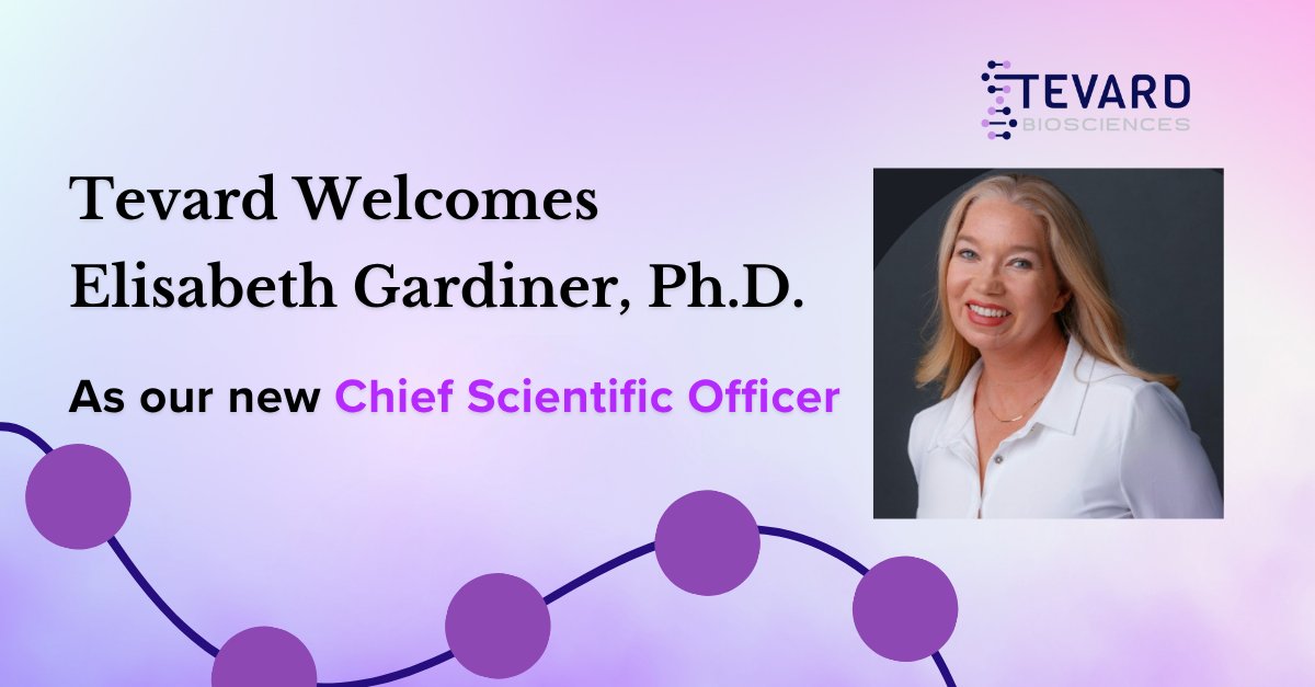 TevardB's tweet image. Excited to welcome Dr. Elisabeth Gardiner to the team as our new Chief Scientific Officer!
Her expertise will be instrumental as we advance our lead program targeting TTN-related dilated cardiomyopathy (data expected soon!) and we expand our pipeline. rb.gy/lx3ay5