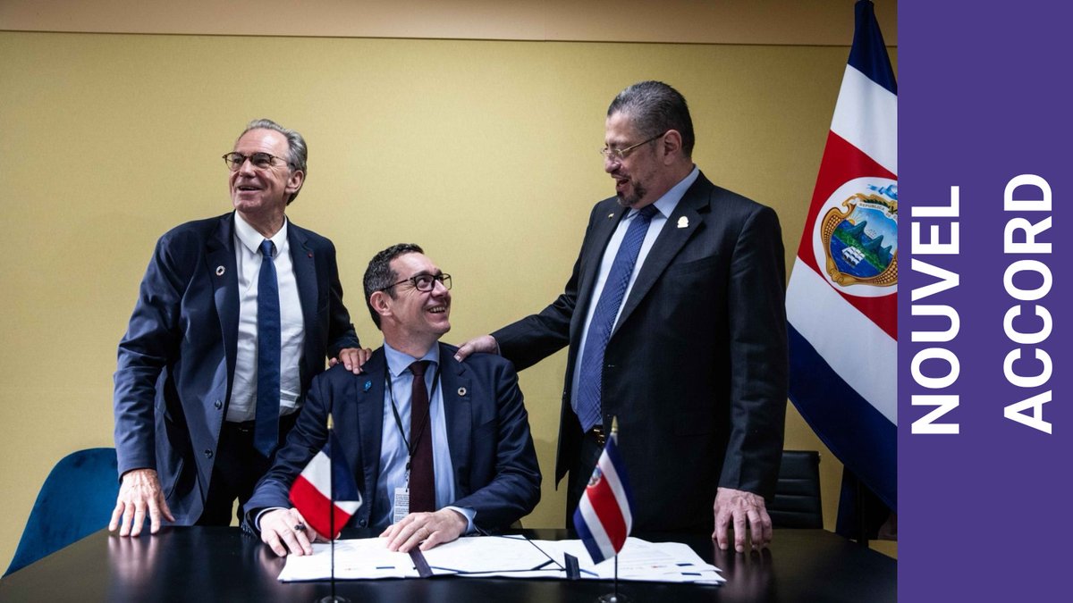 #UNOC3 Nouvel accord entre <a href="/MaRegionSud/">Région Sud</a> et le Costa Rica pour la protection des océans 🇨🇷🇫🇷

Ce projet OCEAMP que nous soutenons a pour objectifs :
🔹renforcer les capacités locales
🔹sensibiliser à l'environnement marin
🔹préserver les Aires marines protégées
➡️au Costa Rica