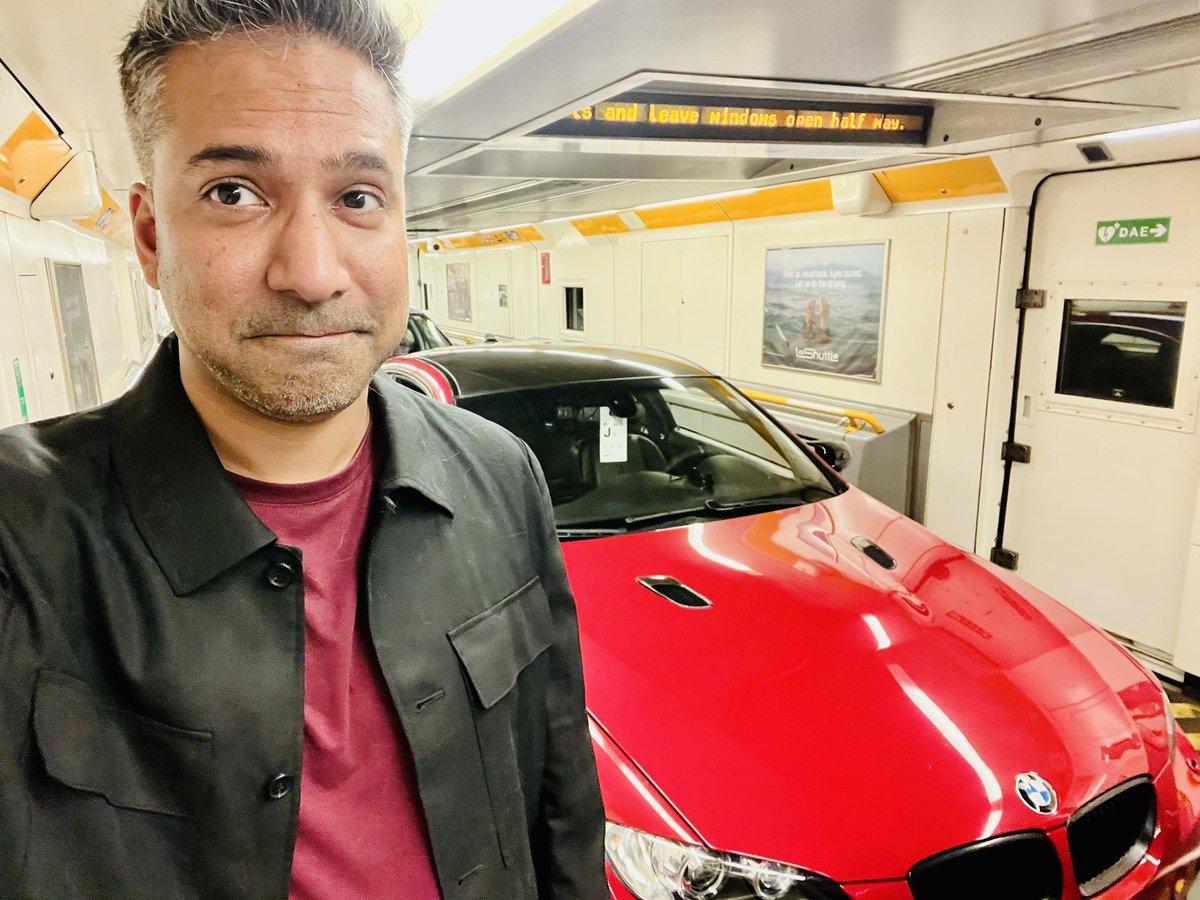 tazsingh's tweet image. I’m standing next to my car that’s on a train that’s on rails in a tunnel underwater
See you tomorrow @thejsnation @ReactSummit 🙌