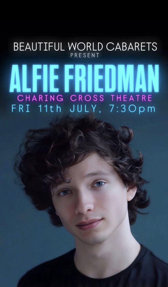 BOOK NOW: charingcrosstheatre.co.uk/theatre/beauti…

ONE MONTH until my show at Charing Cross Theatre on Friday the 11th of July at 7:30pm! BOOK NOW for £5 off tickets… See you there! X