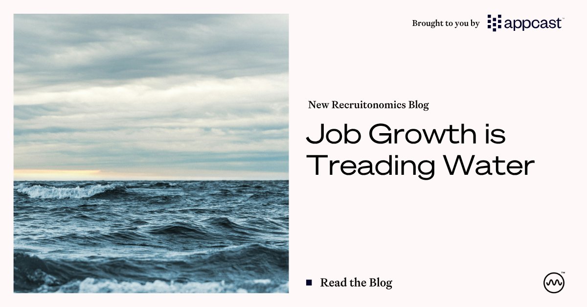 Appcast (@appcast_io) on Twitter photo The latest blog from Appcast Chief Economist, <a href="/andrewflowers/">Andrew Flowers</a>, dives deep into the recent jobs report. It showed a slowdown in employment growth, marking the weakest level in over 13 years. 📉
Read the full blog. ➡️ hubs.li/Q03rsm5j0
#Recruitonomics The latest blog from Appcast Chief Economist, <a href="/andrewflowers/">Andrew Flowers</a>, dives deep into the recent jobs report. It showed a slowdown in employment growth, marking the weakest level in over 13 years. 📉
Read the full blog. ➡️ hubs.li/Q03rsm5j0
#Recruitonomics
