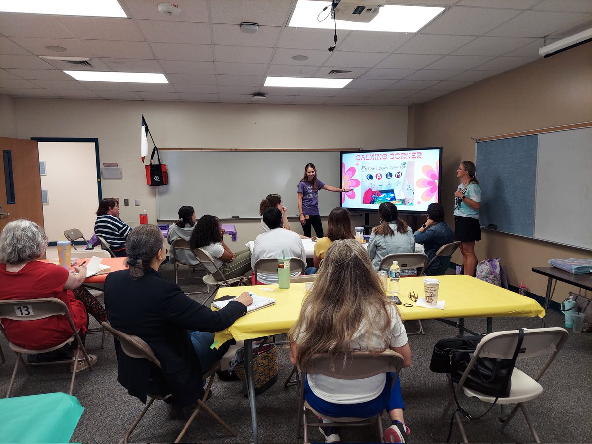 Teach your students HOW to use their classroom strategies and resources to understand #BehaviorAsCommunication. <a href="/HumbleISD_MBE/">Maplebrook Elem</a> teachers Ms. Bull and Ms. Riley shared their consistent, repetitive teaching of cooling down, staying calm, &amp; resetting!
<a href="/HumbleISD_PREK/">HumbleISD ECE</a> <a href="/HumbleISD_PL/">Humble ISD PL</a>