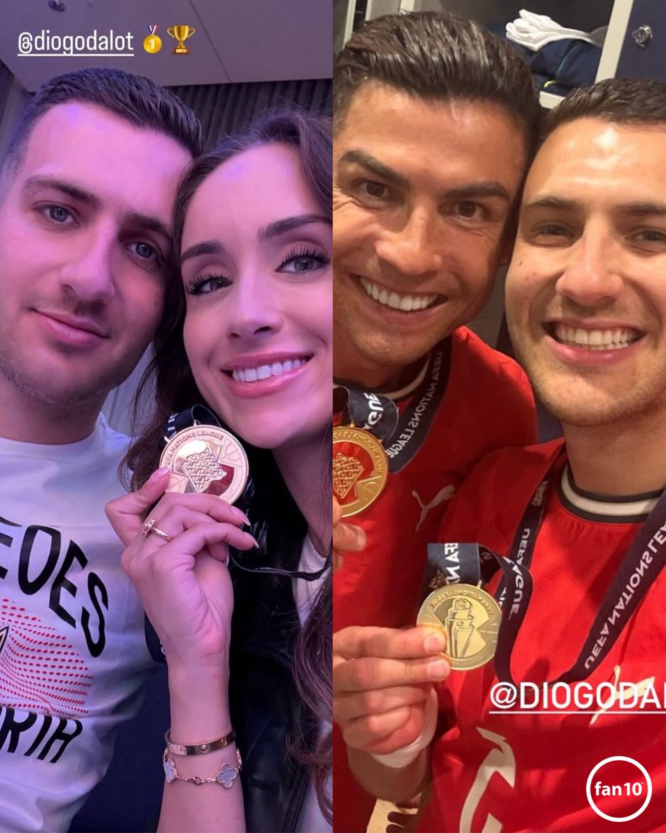 Dalot con su mujer😐 | Dalot con CR7😃