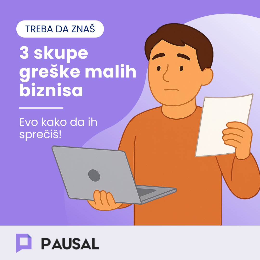 Pausalrs's tweet photo. Koje su najčešće zamke u saradnji sa drugim firmama i kako da izbegneš neprijatne posledice?

Saznaj ovde 👉https://t.co/if08ep5CZS https://t.co/sPTDbWwsPB