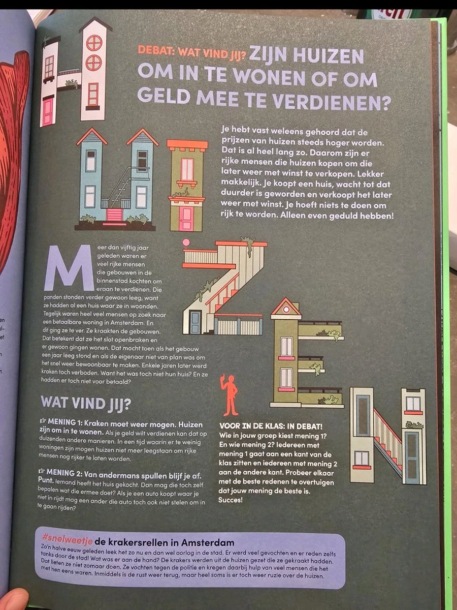In het boekje dat naar alle basisschoolkinderen in Amsterdam gaat doet de gemeente alsof huizenbezitters graaiers zijn. En wordt kraken (diefstal dus) verheerlijkt.

Schandalig dat huizenbezitters zo worden weggezet. En kraken wordt goedgepraat. Als VVD gaan wij vragen stellen.