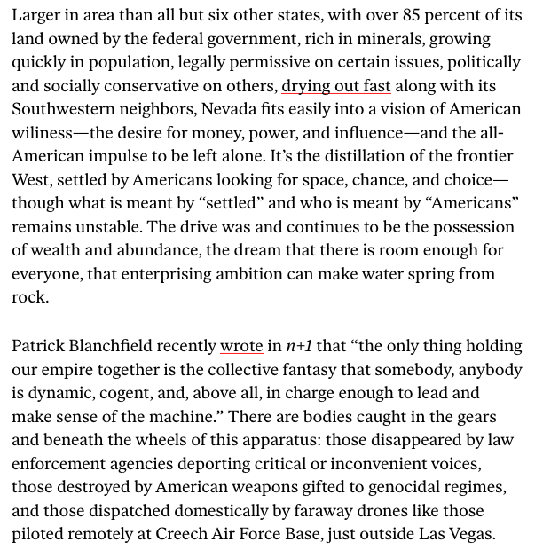 Nicholas Russell (@o_rinocoflow) on Twitter photo was honored to contribute to <a href="/thenation/">The Nation</a>'s 160th anniversary issue in their "dis-united states" forum, alongside a host of fantastic writers, whose perspectives you should read. i wrote about nevada (s/o <a href="/PatBlanchfield/">inverted vibe curve: burgertown has fallen</a>): thenation.com/article/societ⦠was honored to contribute to <a href="/thenation/">The Nation</a>'s 160th anniversary issue in their "dis-united states" forum, alongside a host of fantastic writers, whose perspectives you should read. i wrote about nevada (s/o <a href="/PatBlanchfield/">inverted vibe curve: burgertown has fallen</a>): thenation.com/article/societā¦