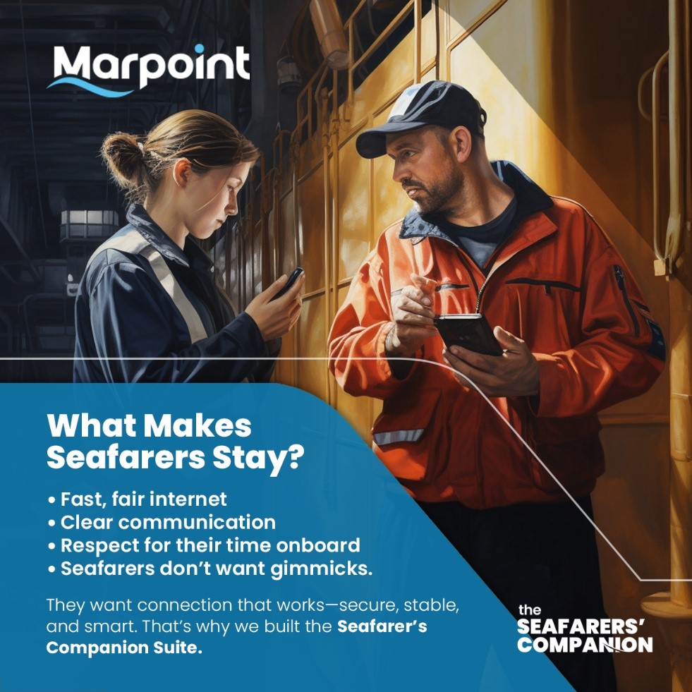 Welfare isn’t just about Wi-Fi.

It’s about smart tools that serve the crew—online and off.
That’s the Seafarer’s Companion. bit.ly/4dgLlL3 

#MaritimeIT #CrewWelfare #SeafarerSupport #MarPoint