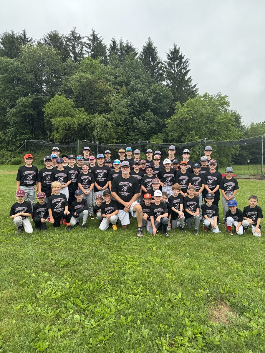Future Indians: great group of kids at this years baseball camp!