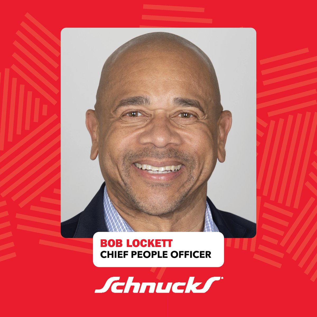 Welcome to the team, Bob! 👋 We are pleased to announce the hiring of Bob Lockett as our new Chief People Officer.

🔗 schnucks.com/boblockett