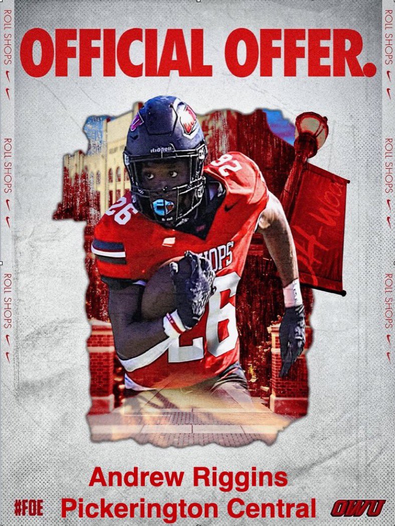 Blessed to receive my first offer from <a href="/OWUBishopFB/">Ohio Wesleyan Football</a>! #AGTG Thank you <a href="/CoachTomWatts/">Tom Watts</a> for the opportunity! <a href="/PCTigerFootball/">PCtigerfootball</a>