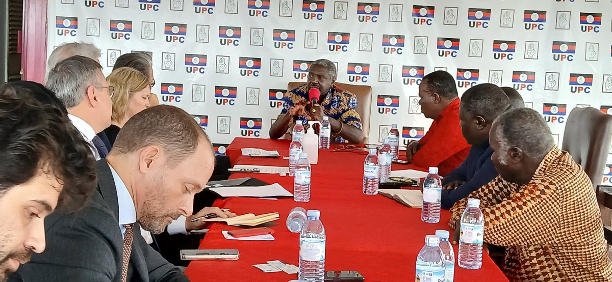 EU in Uganda (@euinug) on Twitter photo As part of our regular #TeamEurope dialogue with political parties in 🇺🇬, Ambassador <a href="/JanSadek/">Jan Sadek</a> & 🇪🇺 Member States' Ambassadors today met the leadership <a href="/UPCSecretariat/">Uganda Peoples Congress Official</a> led by Hon. <a href="/AkenaJimmyMP/">akenajamesja</a>. They appreciated the exchange & look forward to engaging with other political parties As part of our regular #TeamEurope dialogue with political parties in 🇺🇬, Ambassador <a href="/JanSadek/">Jan Sadek</a> & 🇪🇺 Member States' Ambassadors today met the leadership <a href="/UPCSecretariat/">Uganda Peoples Congress Official</a> led by Hon. <a href="/AkenaJimmyMP/">akenajamesja</a>. They appreciated the exchange & look forward to engaging with other political parties
