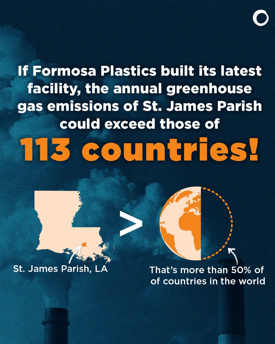 Formosa Plastics’ petrochemical plant is poised to destroy St James Parish, Louisiana by spewing pollution.

So how is it possible that financial institutions are pouring billions of sustainability-linked loans into this corporation?

foe.org/news/unchecked…