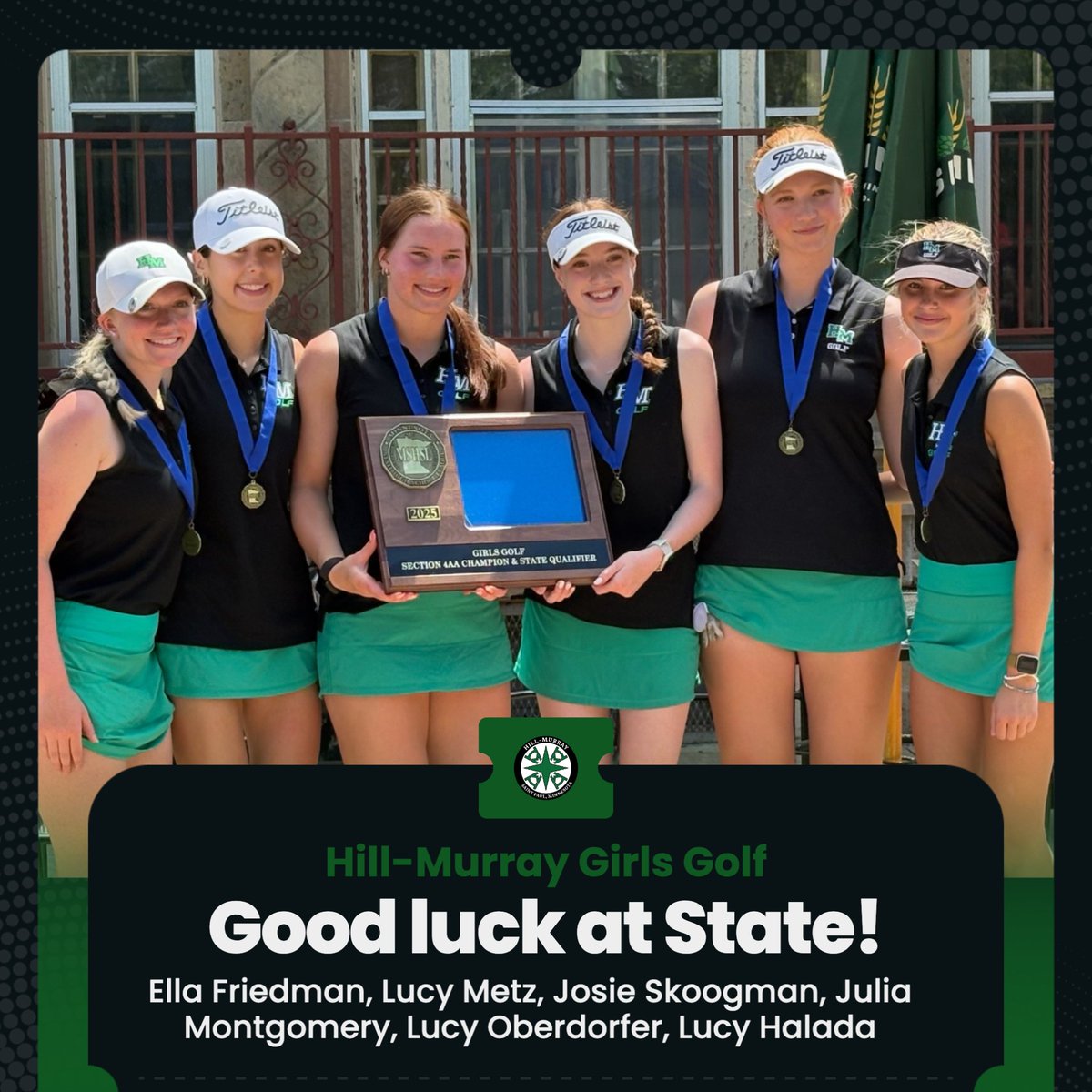 HMPioneers's tweet image. Good luck at today's STATE golf meet girls! #RollPios