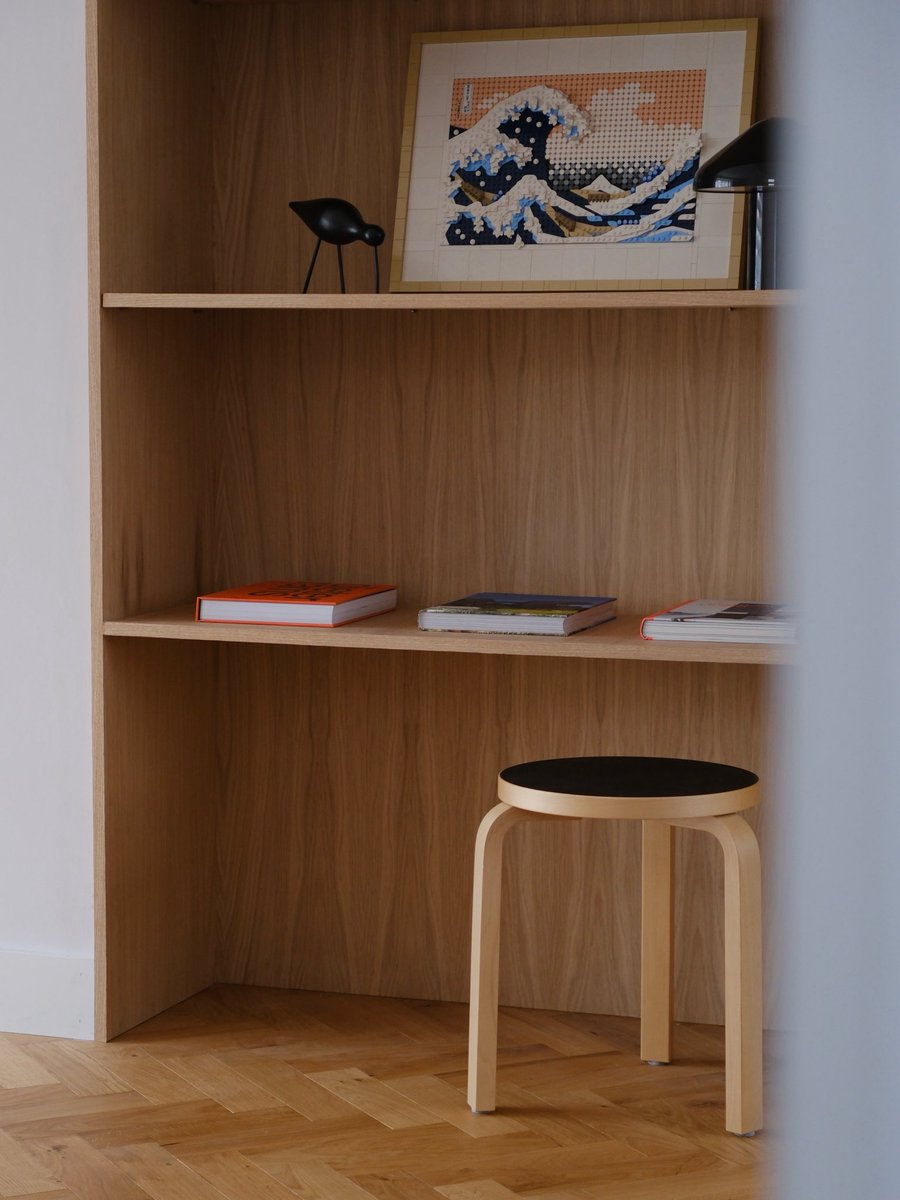 A break from all the glass.