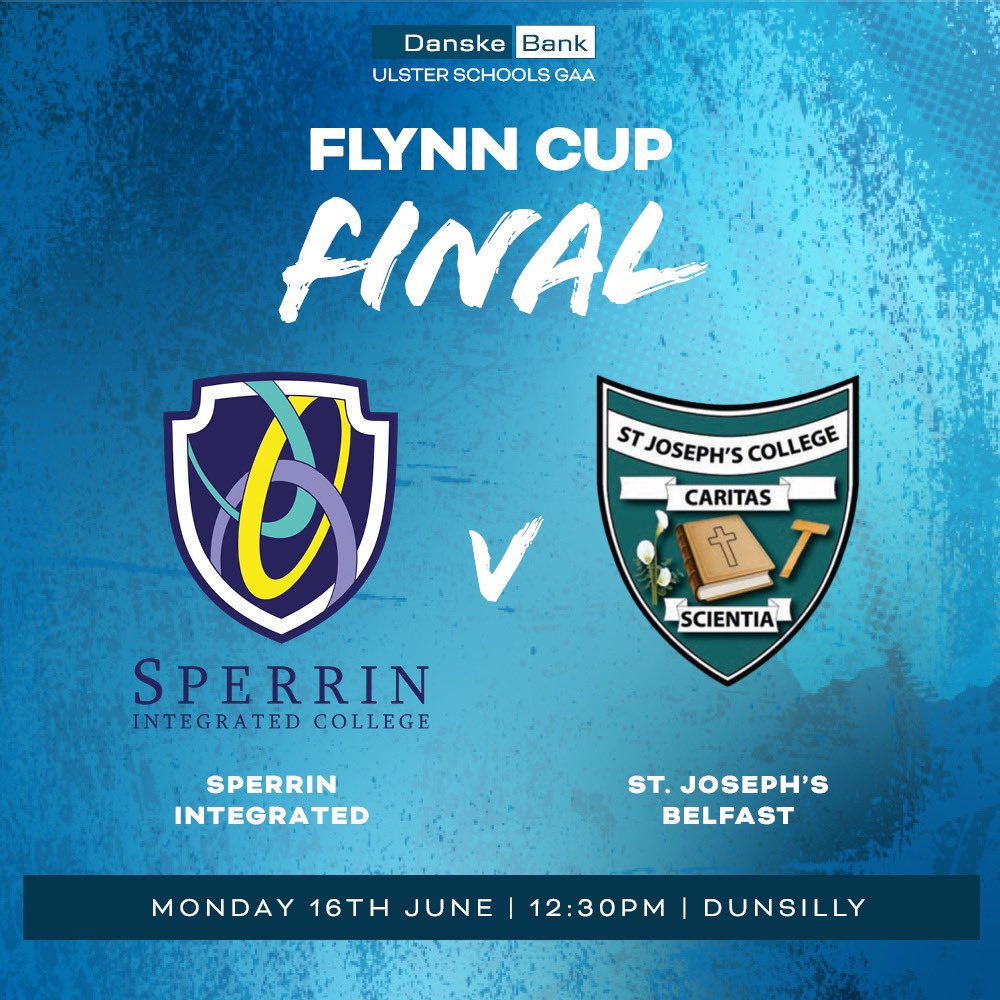 Ulster Schools GAA (@ulsterschools) on Twitter photo FIXTURE
<a href="/DanskeBank_UK/">Danske Bank</a> U13.5 Flynn Cup Final ๐
๐ฆโฌ๏ธ Sperrin Integrated College V
๐ฉโฌ๏ธ St. Josephโs College, Belfast
๐๏ธ Monday 16th June 2025
โ 12:30pm
๐ Dunsilly
๐บ๐ง๐ต๐ถ๐ ๐ด๐ฎ๐บ๐ฒ ๐๐ถ๐น๐น ๐ป๐ผ๐ ๐ฏ๐ฒ ๐๐๐ฟ๐ฒ๐ฎ๐บ๐ฒ๐ฑ, ๐ฃ๐น๐ฒ๐ฎ๐๐ฒ ๐ฑ๐ผ ๐ป๐ผ๐ ๐ฐ๐น๐ถ๐ฐ๐ธ ๐ผ๐ป ๐ฎ๐ป๐ FIXTURE
<a href="/DanskeBank_UK/">Danske Bank</a> U13.5 Flynn Cup Final ๐
๐ฆโฌ๏ธ Sperrin Integrated College V
๐ฉโฌ๏ธ St. Josephโs College, Belfast
๐๏ธ Monday 16th June 2025
โ 12:30pm
๐ Dunsilly
๐บ๐ง๐ต๐ถ๐ ๐ด๐ฎ๐บ๐ฒ ๐๐ถ๐น๐น ๐ป๐ผ๐ ๐ฏ๐ฒ ๐๐๐ฟ๐ฒ๐ฎ๐บ๐ฒ๐ฑ, ๐ฃ๐น๐ฒ๐ฎ๐๐ฒ ๐ฑ๐ผ ๐ป๐ผ๐ ๐ฐ๐น๐ถ๐ฐ๐ธ ๐ผ๐ป ๐ฎ๐ป๐