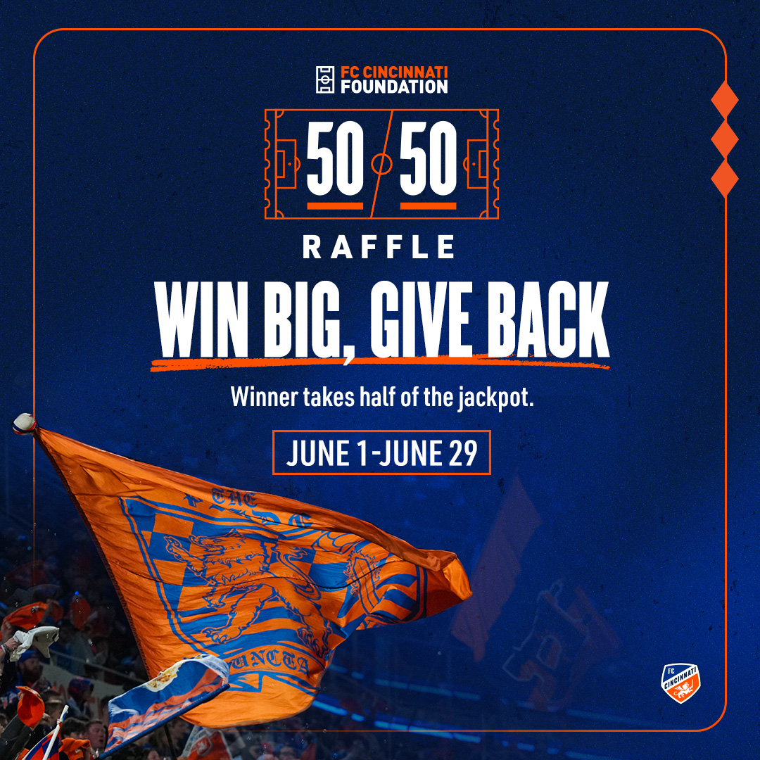FCC_Foundation's tweet image. The 50/50 raffle is live all June long! 💰

Purchases can be anytime, anywhere during the month of June while in the State of Ohio.

🎟️ fccincinnati5050.com
