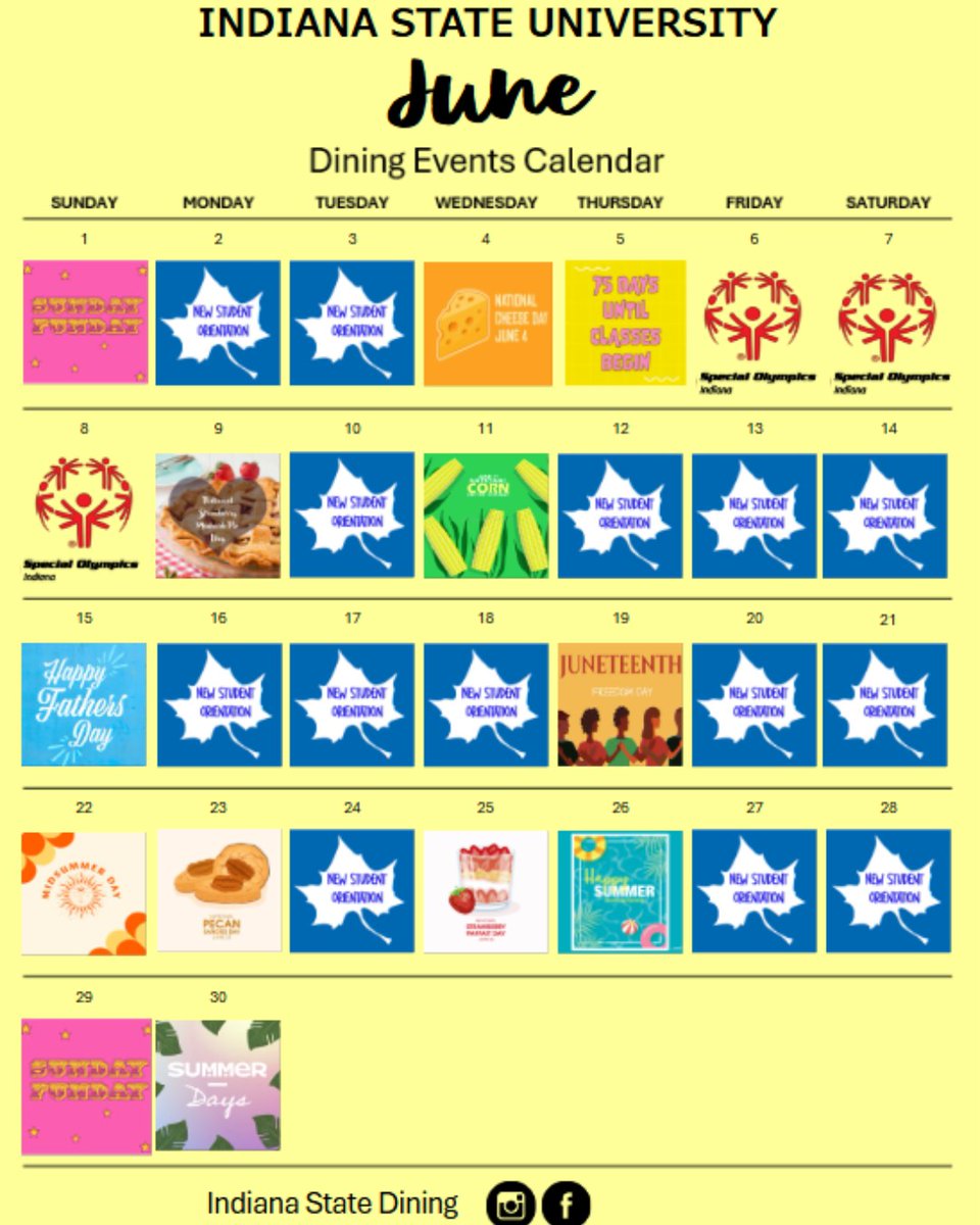 Indiana State Dining tweet media