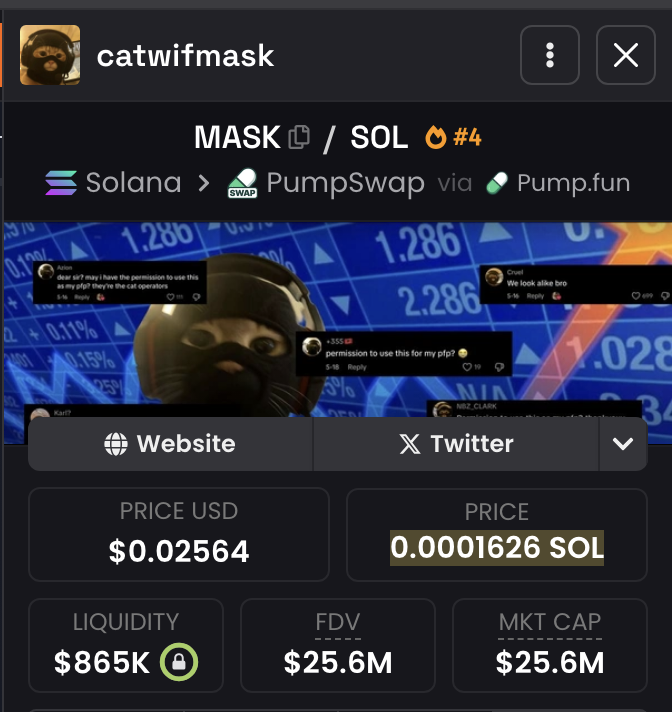 I’m sending total of $10,000.00 $MASK to the first 1500 people who follow and retweet💵💵💵

Drop your #SOL wallet address

I CALLED,

$WIF UNDER 10M
$POPCAT UNDER 10M
#FARTCOIN UNDER 10M

And Now Calling $MASK UNDER 30M !

All three coins went to 1B market cap, $MASK is