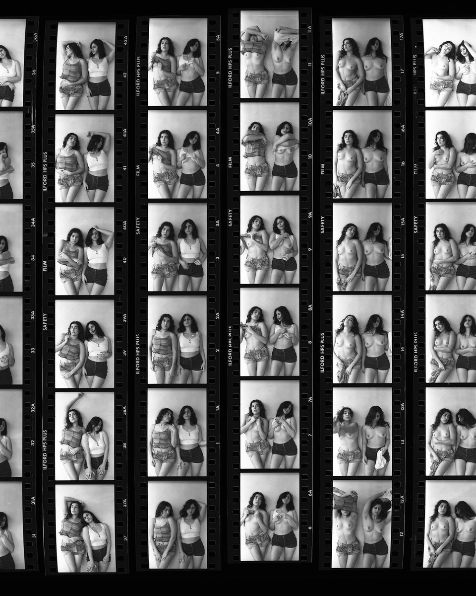 a contact sheet featuring <a href="/CirceAscending/">Circe</a> &amp; <a href="/befreemarie_/">Marie✨</a> for a series I am currently working on.