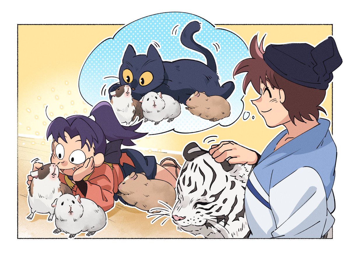 iDaeNKbmjkjVe8f's tweet photo. 🐱&amp;🐹 #忍たま https://t.co/y0negBV6eu