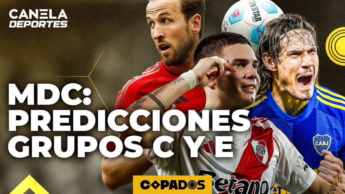 #COPADOSenCANELA ¡Todo listo para una nueva edición de COPADOS, analizando el Mundial de Clubes con <a href="/andreslicht/">Andrés Lichtveld</a> <a href="/NanaNavarrete/">Ana María Navarrete Castro</a> <a href="/ericzzeta/">Eric Zeta</a> y <a href="/Darizenz10/">Daro Zenz</a>!  

En VIVO desde las 11 AM ET.

Aquí 👉 youtube.com/watch?v=FLpu1-…