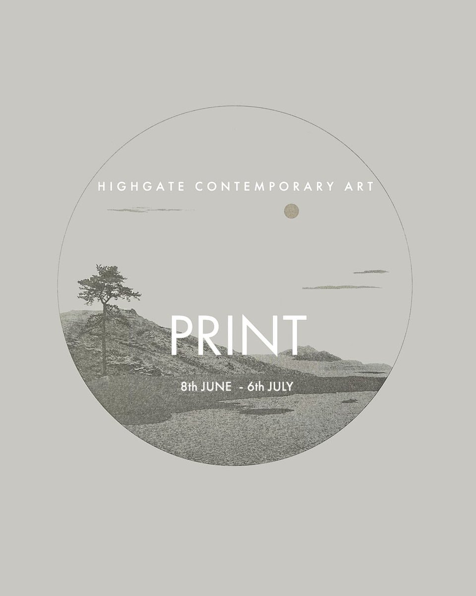 I’m showing a selection of screenprints in PRINT with Highgate Contemporary Art. The exhibition showcases a curated collection of works by 20 contemporary printmakers, which you can view online here: highgateart.com/print-25