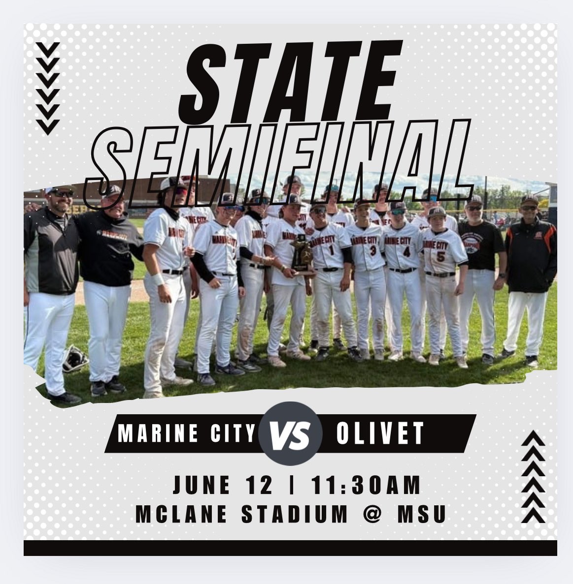 Thursday at 11:30 at MSU. Mariner Country needs to show up and represent!! GO BLACK!