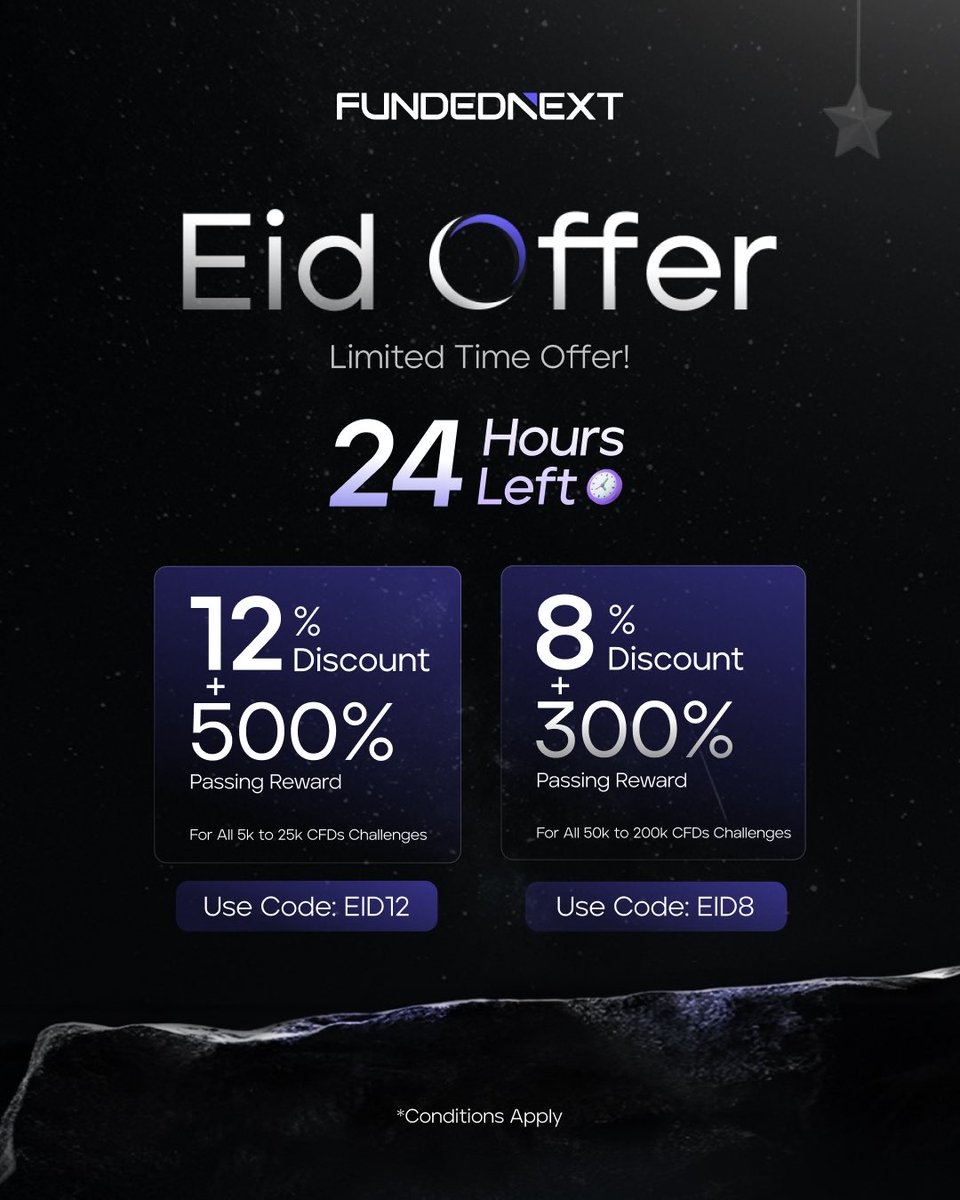 3 5K funded accounts giveaway!!

Follow this simple instructions to win:

1.Sign up using this link: fundednext.com/?fpr=kojoforex

2. Follow FN Partners on X : x.com/FNpartnersocial 

and 

3. Instagram instagram.com/fundednext_afr… 

Winners will be randomly selected and Announced before