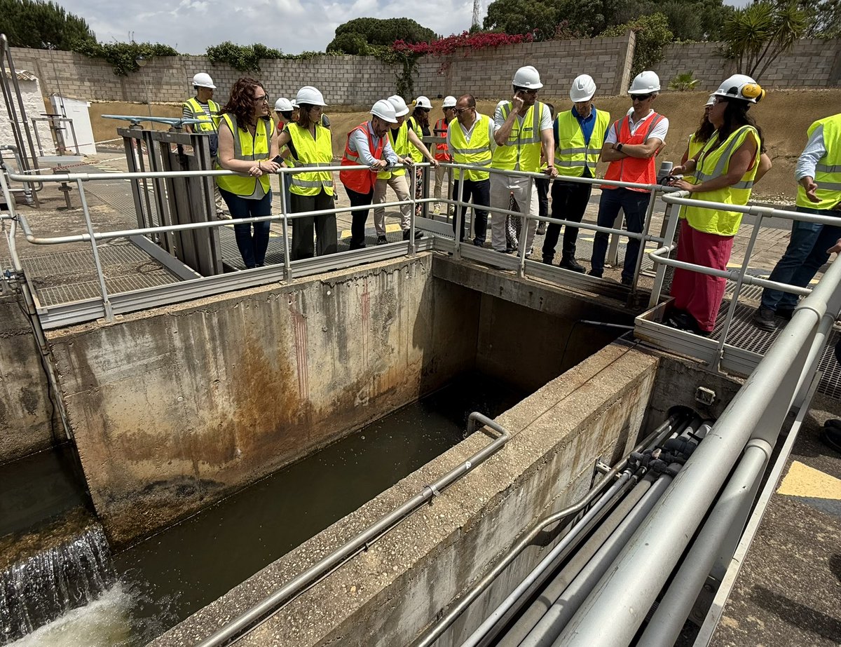 Nos honra recibir hoy en la ETAP El Conquero a la Comisión Técnica Nacional de Plantas de Tratamiento de Agua de <a href="/Veolia_Es/">Veolia España</a> Mañana visitan EDAR El Copero en Sevilla. Expertos Profesionales comprometidos con la innovación y la eficiencia en el tratamiento del agua💧#AguaSostenible