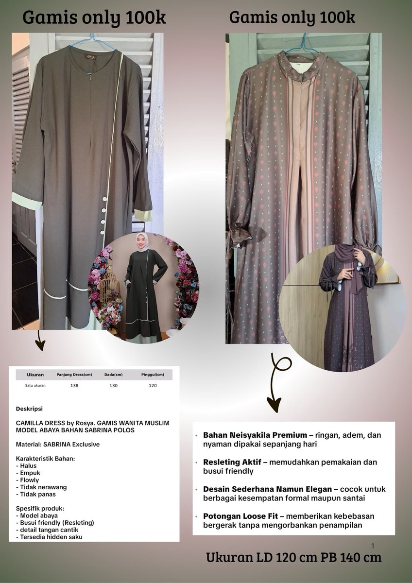 _somatcha's tweet photo. edisi bantu temenku, want to sell wts preloved baju gamis, rata² big size yaa. price &amp; detail tertera. dom bogor, boleh tanya² dulu https://t.co/pgtGkExj2t