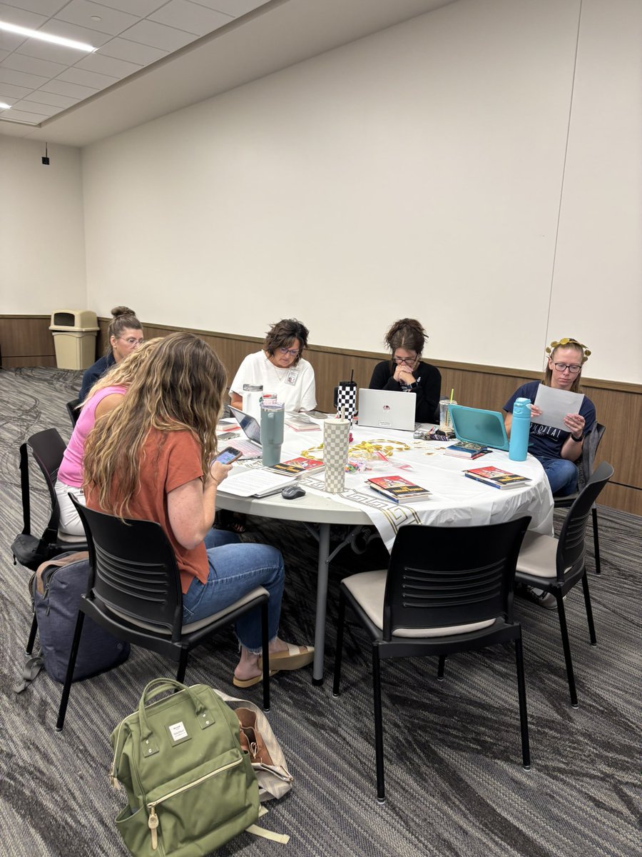 drsttx's tweet image. We are exploring the literary DNA that is Greek literature as a @TomballISD Secondary RLA team today. Nothing is better than 3 hours with these amazing educators digging into ancient and foundational texts! Grades 5-12 are represented, which is just incredible!! 🎉🎉🎉