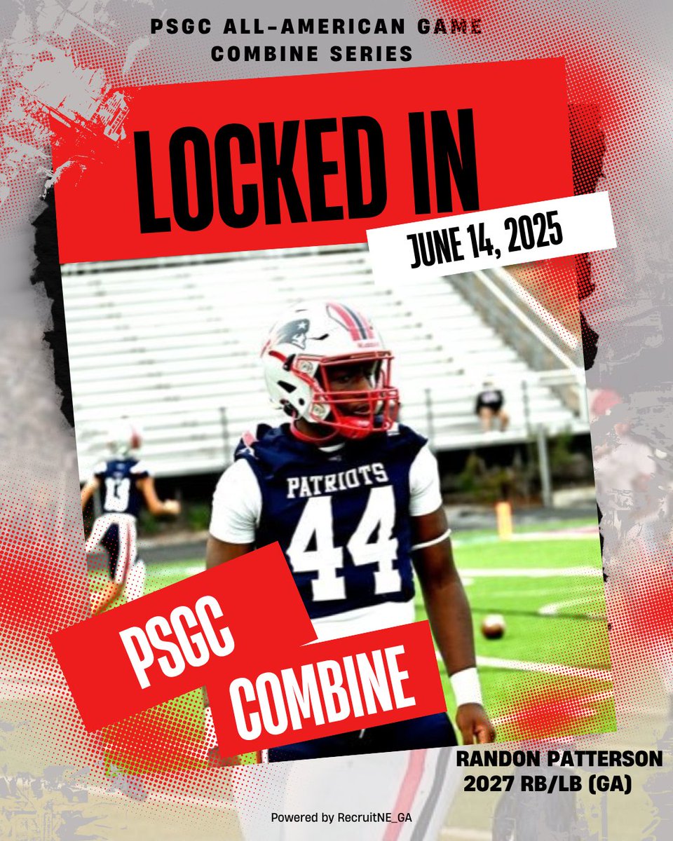 🆔️ <a href="/RandonPatterson/">Randon Patterson</a> 
🔒➡️ <a href="/PSGC2024/">🍑Peach State Gridiron Classic All-American Game🍑</a>