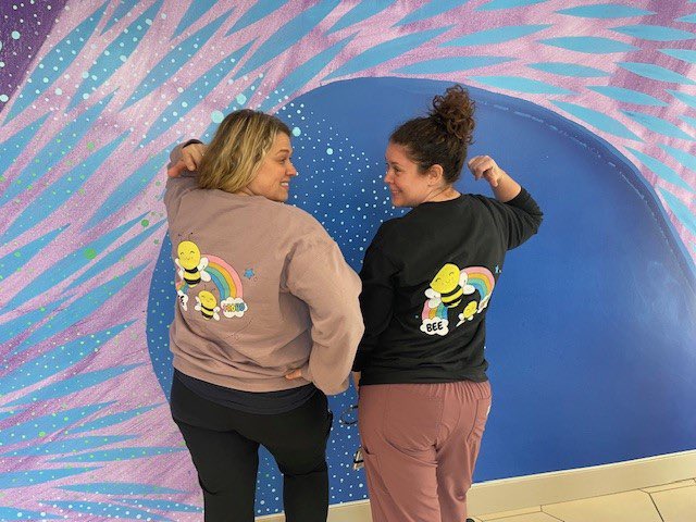 Proud to celebrate Pride Month at Upstate Golisano! 🌈 Our UPAC team shows support and commitment to inclusivity with their new Pride T-shirts.