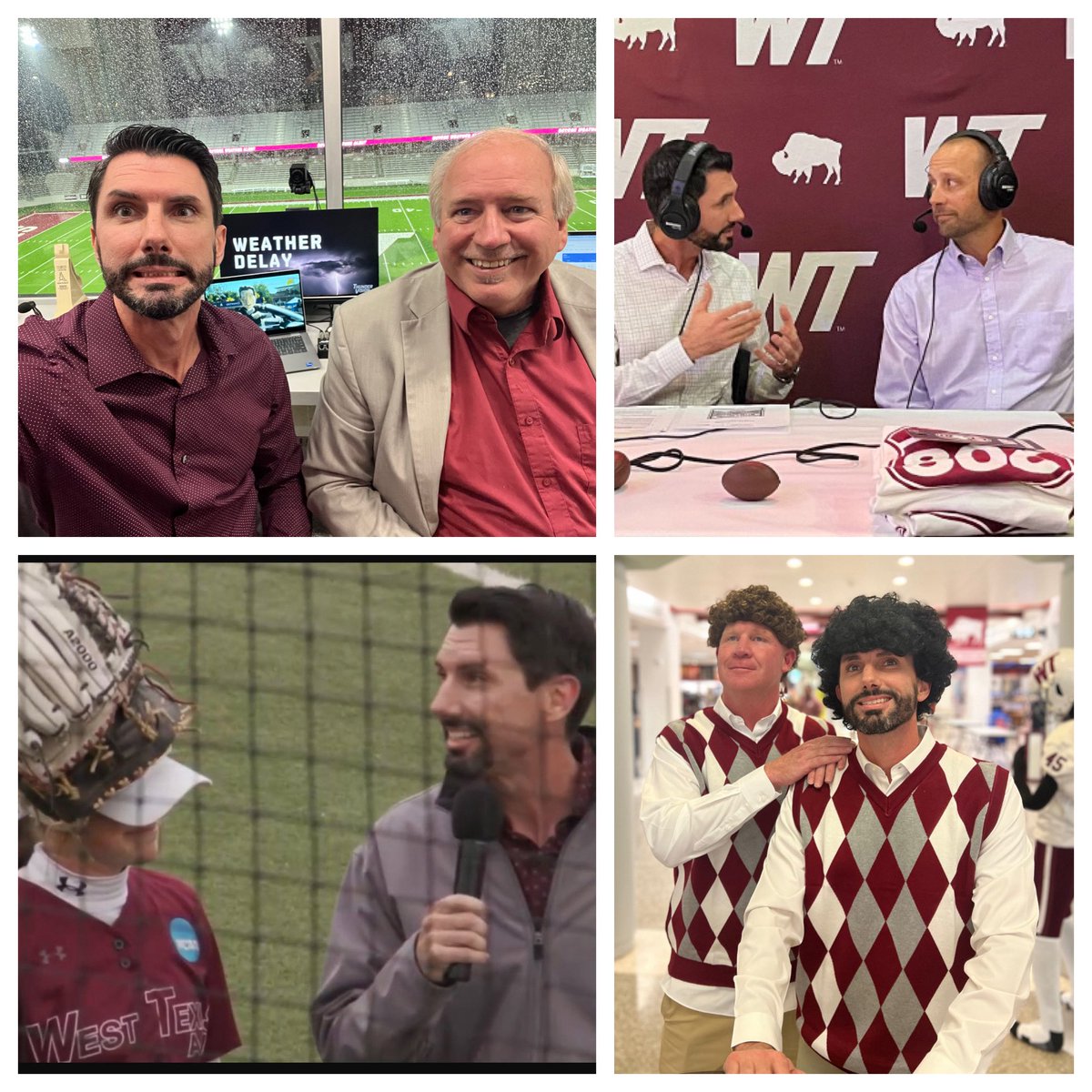 Crazy that it’s been 9 years already as the Voice of <a href="/WTAMUBuffs/">West Texas A&M Athletics</a> 
What a great privilege to tell the stories of our talented student athletes &amp; coaches. Whether it is 🏈🏐🏀 or🥎 I love covering the Buffs &amp; Lady Buffs. Love the relationships I’ve built with BuffNation, the best