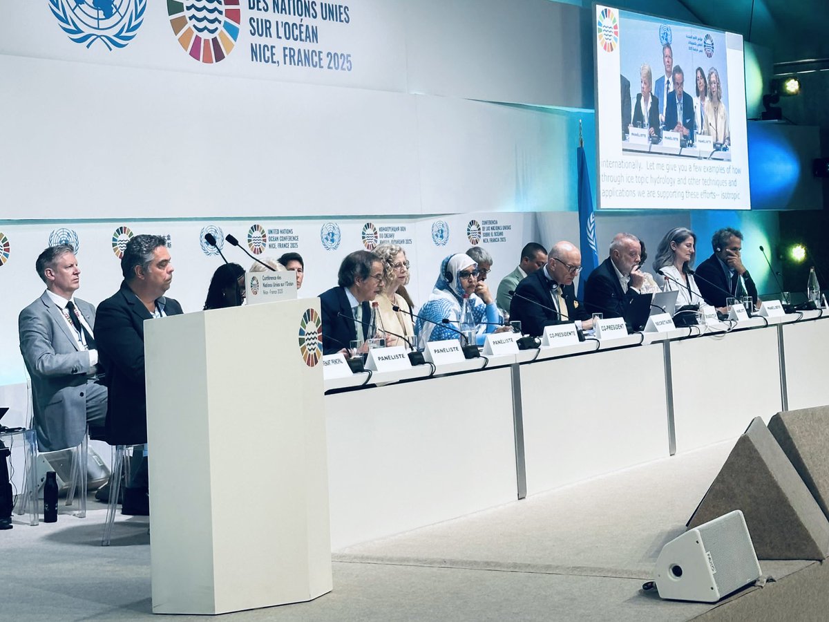 At #UNOC3, shared how nuclear science helps protect our ocean and support life below water.
Through <a href="/IAEAorg/">IAEA - International Atomic Energy Agency ⚛️</a>’s Marine Labs in Monaco and #NUTECPlastics, we’re helping countries tackle marine pollution by equipping 100+ labs worldwide to monitor microplastics.