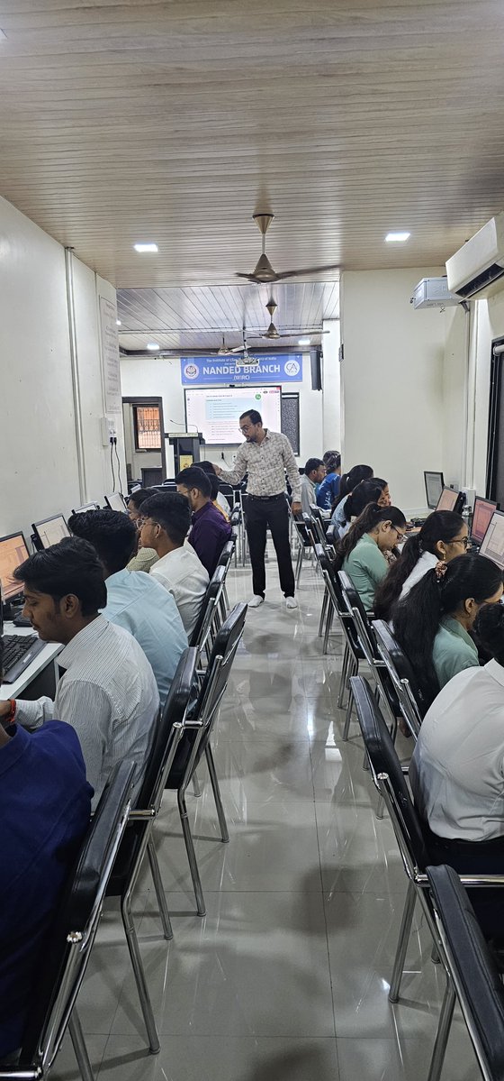 bosoicai's tweet image. There’s something powerful about a classroom where passion meets purpose. ICAI trainers bring energy, clarity, and real-world insights that make every session a building block toward success.
#NextGenCAs #ICAIInspires #CAExcellence