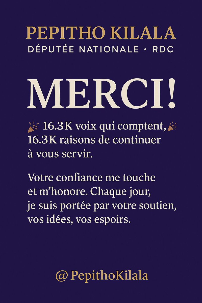 Merci infiniment à mais Communauté X...Vous êtes plus de 16 000 à me soutenir sur ce reseau.
Merci ❤️❤️❤️❤️❤️